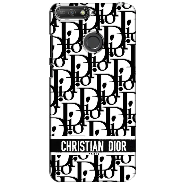 Чехол с рисунком «Christian Dior» для Huawei Y6 Prime 2018 Чехол с рисунком «Christian Dior» для Huawei Y6 Prime 2018