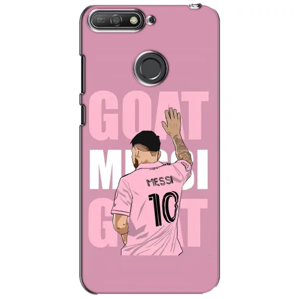 Чехол с рисунком «GOAT MESSI» для Huawei Y6 Prime 2018 Чехол с рисунком «GOAT MESSI» для Huawei Y6 Prime 2018