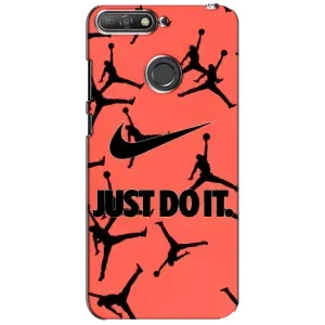 Силиконовый Чехол Nike Air Jordan на Хуавей У6 Прайм (2018)