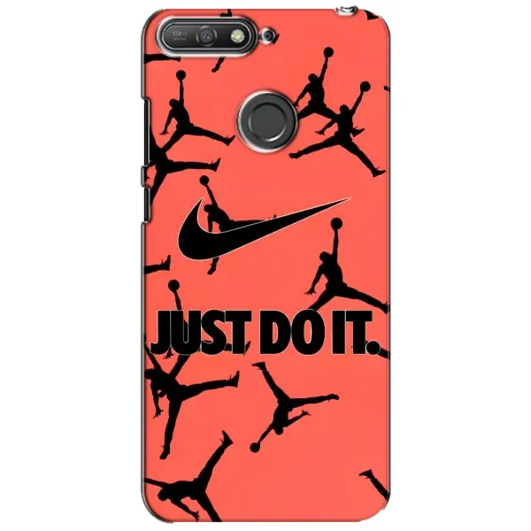 Чехол с рисунком «Just Do It» для Huawei Y6 Prime 2018 Чехол с рисунком «Just Do It» для Huawei Y6 Prime 2018