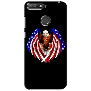 Чехол с рисунком «Крылья США» для Huawei Y6 Prime 2018