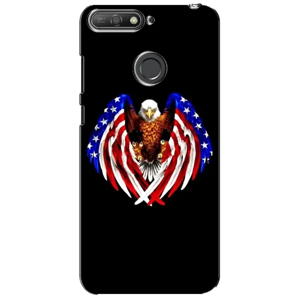 Чехол с рисунком «Крылья США» для Huawei Y6 Prime 2018 Чехол с рисунком «Крылья США» для Huawei Y6 Prime 2018