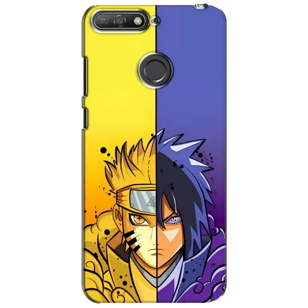 Чехол с рисунком «Naruto Vs Sasuke» для Huawei Y6 Prime 2018 Чехол с рисунком «Naruto Vs Sasuke» для Huawei Y6 Prime 2018
