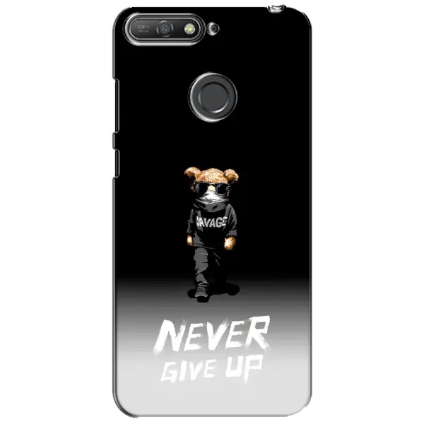 Чехол с рисунком «Never» для Huawei Y6 Prime 2018 Чехол с рисунком «Never» для Huawei Y6 Prime 2018