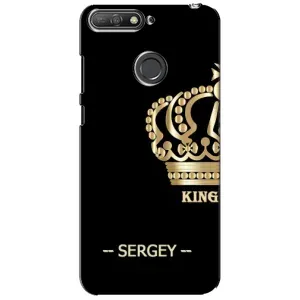 Чехол с рисунком «SERGEY» для Huawei Y6 Prime 2018