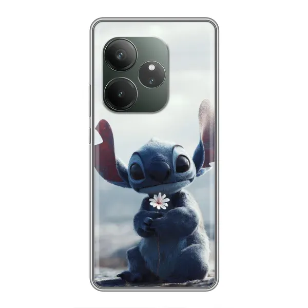 Чохол з малюнком «Стіч з квіткою» для Realme Narzo 90 Чохол з малюнком «Стіч з квіткою» для Realme Narzo 90