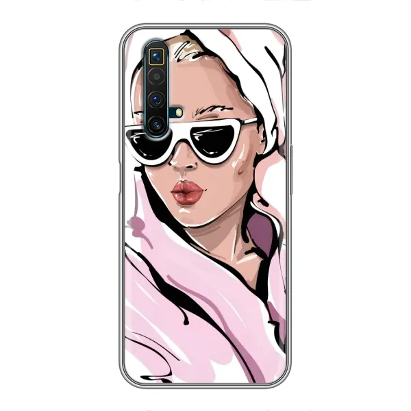 Чохол з малюнком «Дівчина в халаті» для Realme X50 Чохол з малюнком «Дівчина в халаті» для Realme X50