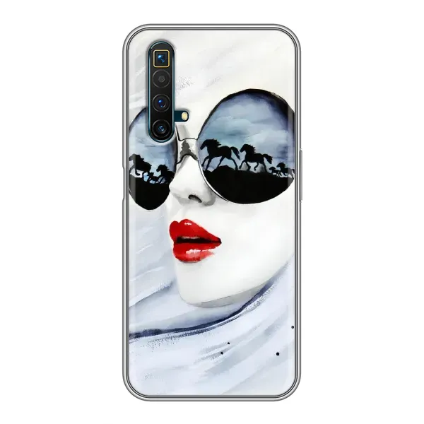 Чохол з малюнком «Любителька коней» для Realme X50 Чохол з малюнком «Любителька коней» для Realme X50