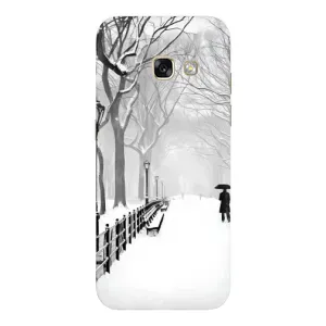 Чехол с рисунком «Снегом замело» для Samsung Galaxy A3 2017 (A320, A320F)