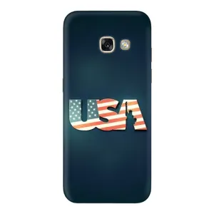 Чехол с рисунком «USA» для Samsung Galaxy A3 2017 (A320, A320F)