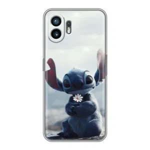 Чехол с рисунком «Стич с цветочком» для Xiaomi Redmi K90 Max